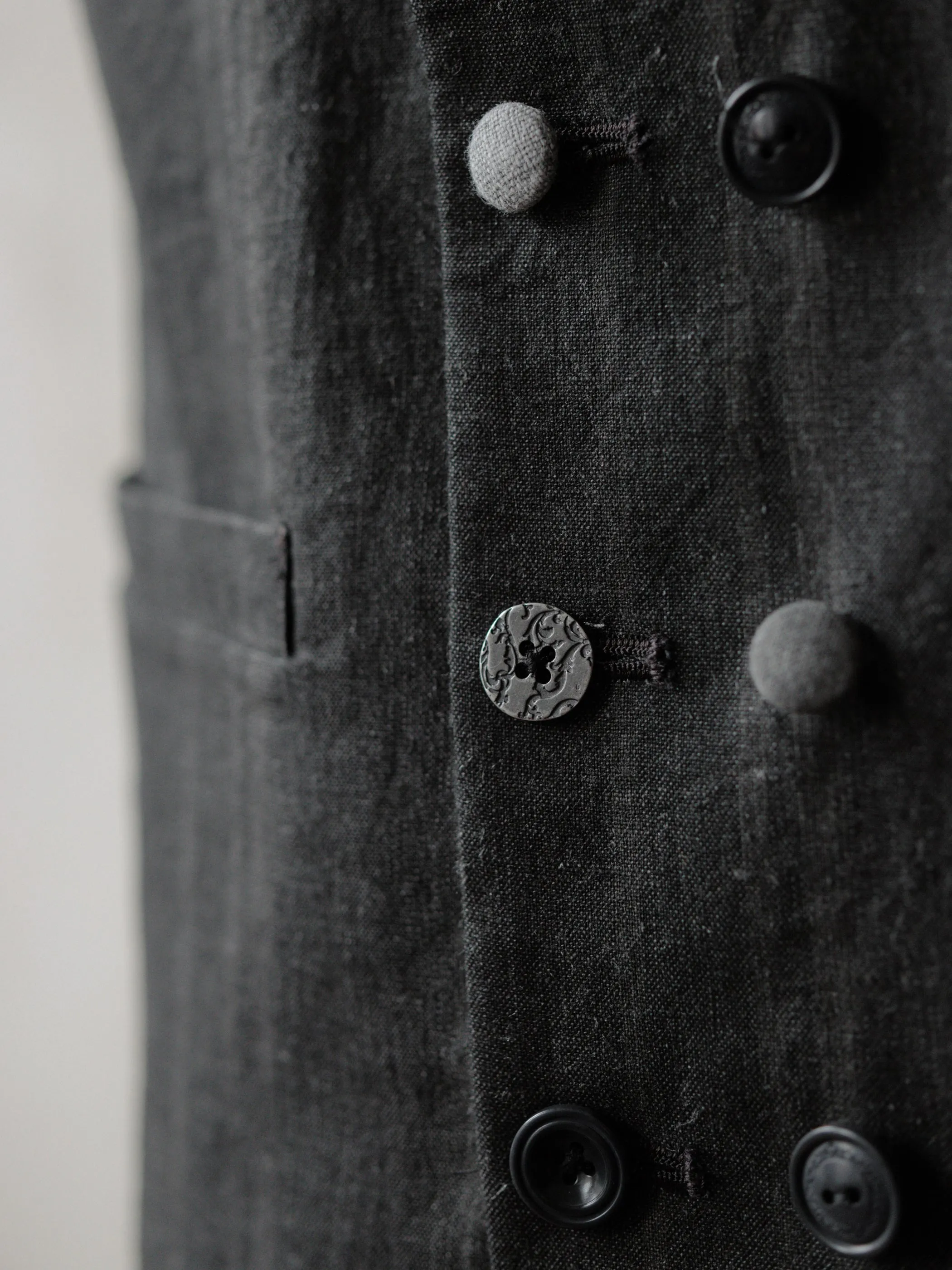 Forgotten Materials|Double Breasted Waistcoat sold by Professor E. product image thumbnail 3