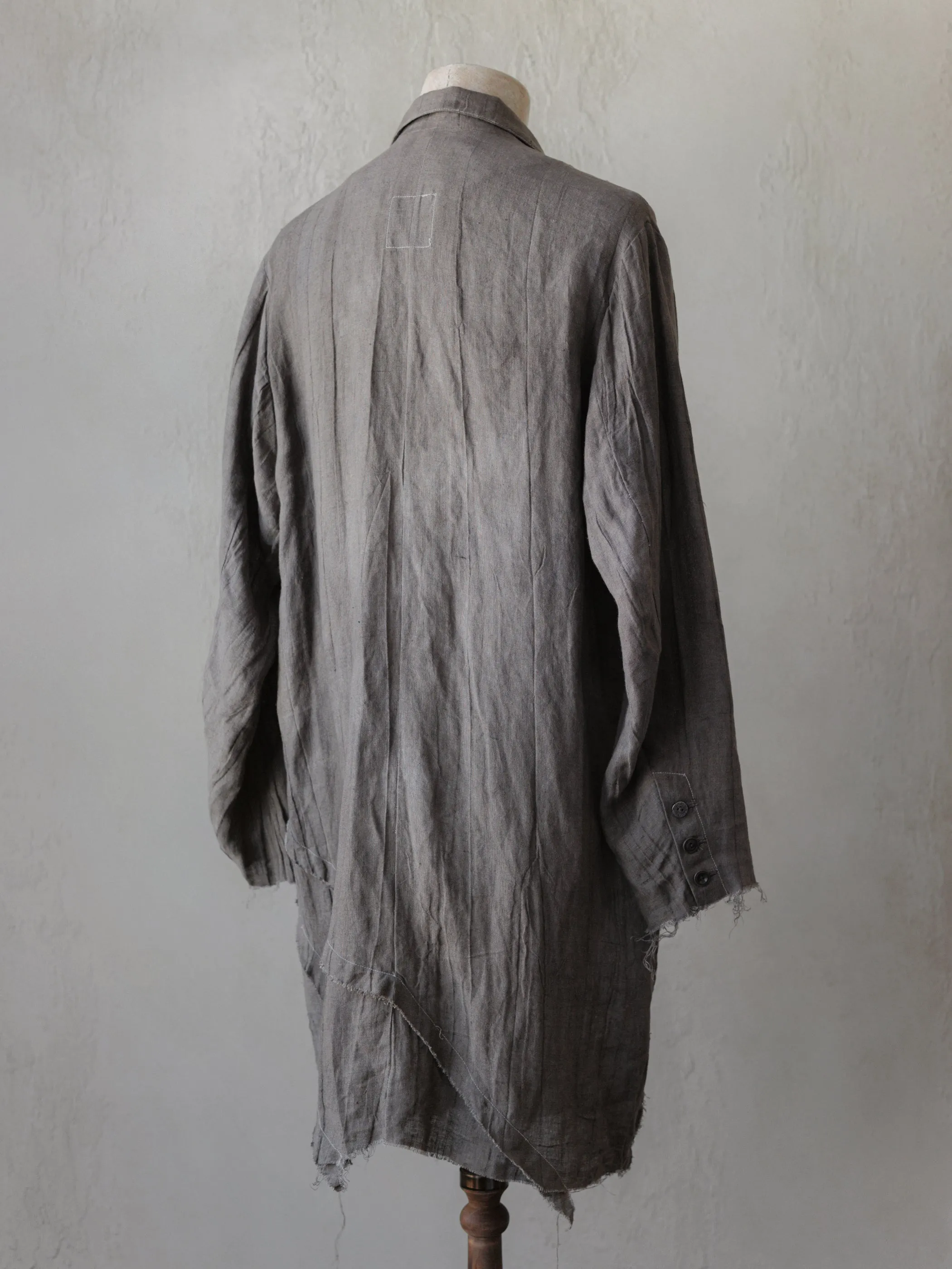 Forgotten Materials WMS|Fractured Linen Coat sold by Professor E. product image thumbnail 2