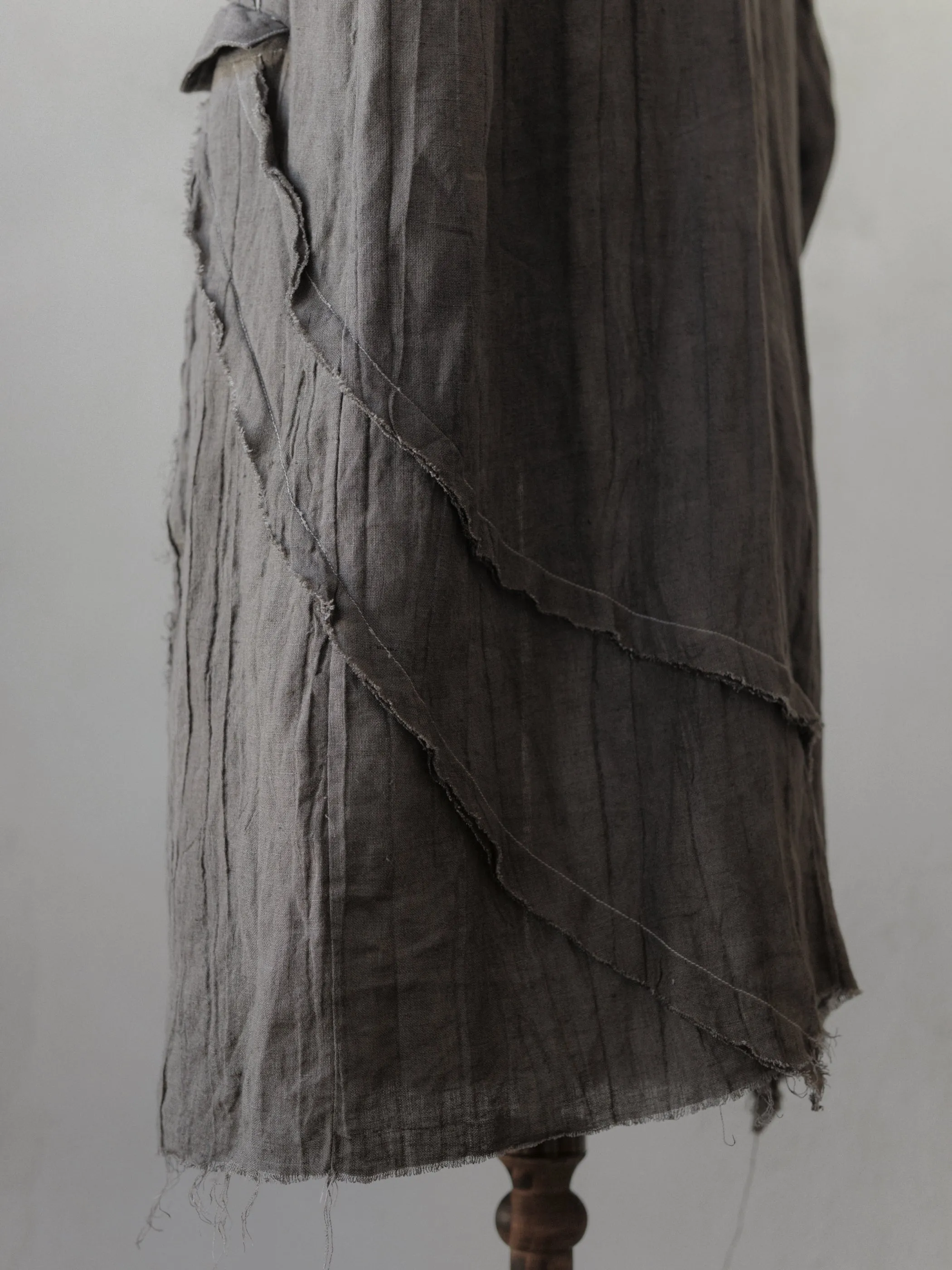 Forgotten Materials WMS|Fractured Linen Coat sold by Professor E. product image thumbnail 5