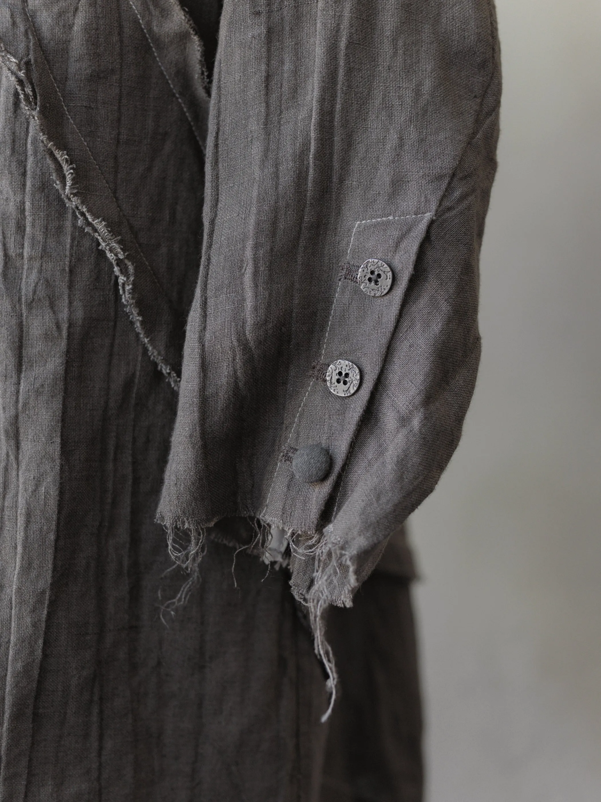 Forgotten Materials WMS|Fractured Linen Coat sold by Professor E. product image thumbnail 4
