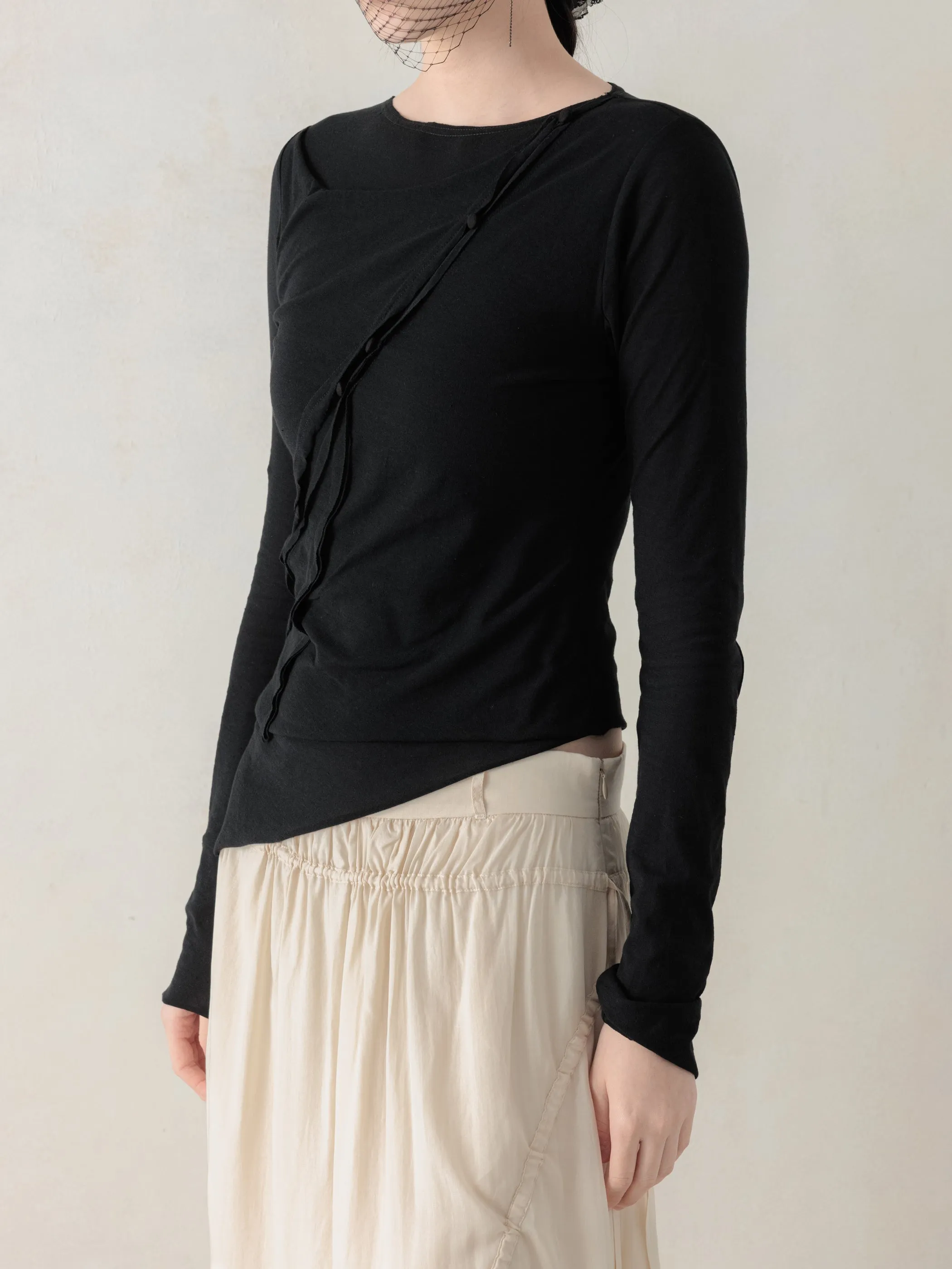 26SS WMS|Sculpted Rib Top sold by Professor E. product image thumbnail 2