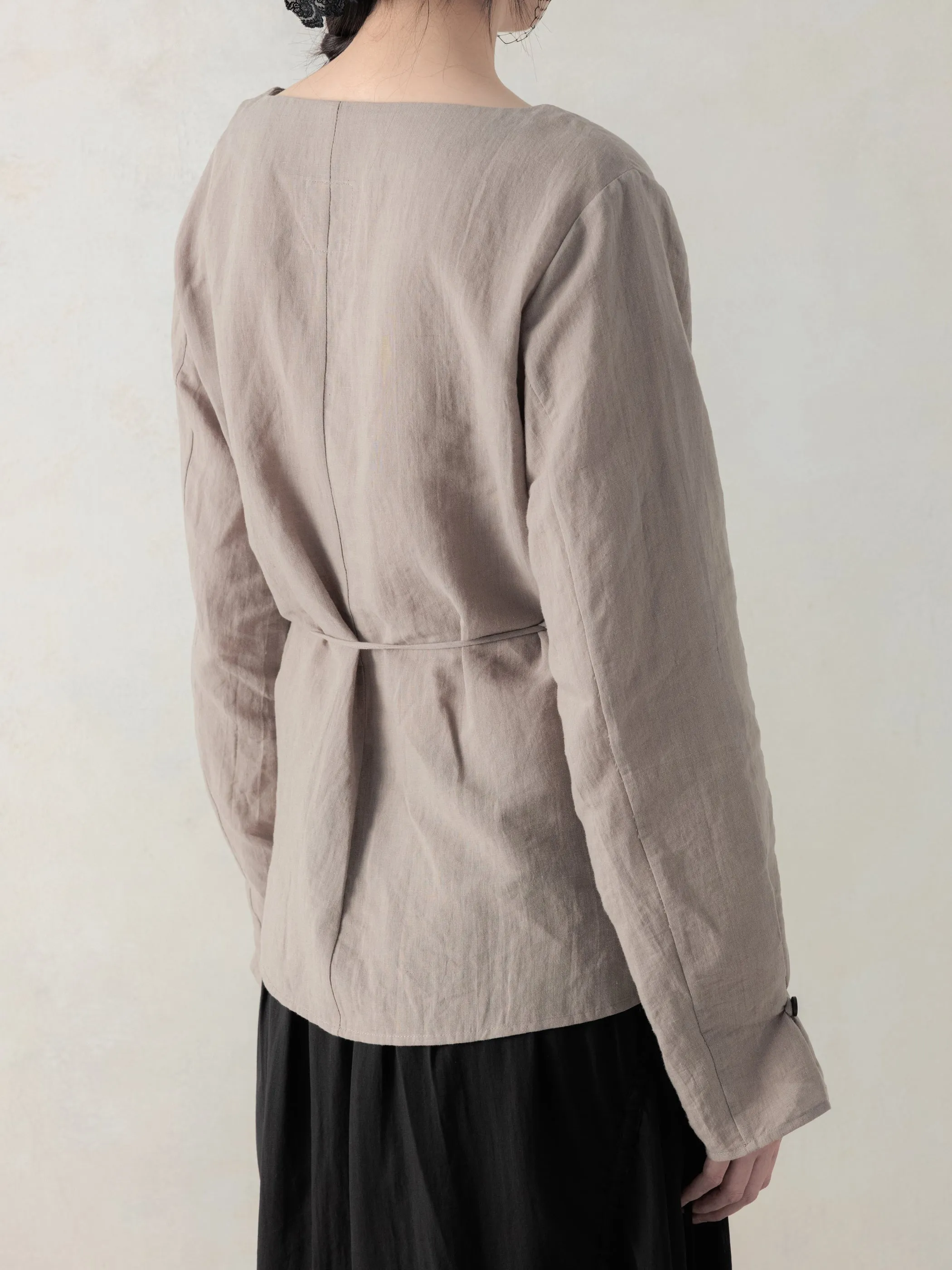 26SS WMS|Side Button Shirt (Grey) sold by Professor E. product image thumbnail 3