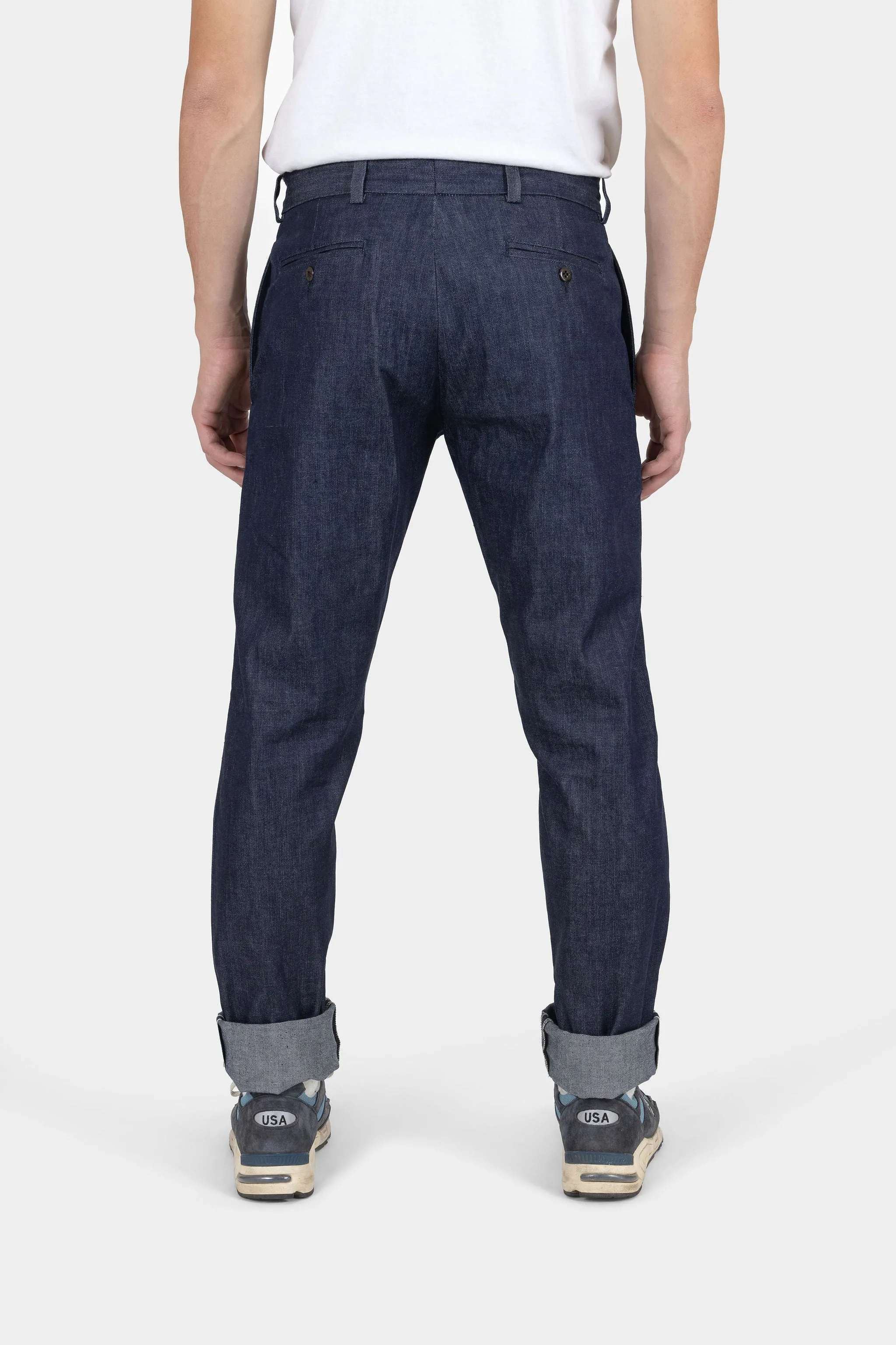 Selvedge Chino White Oak Denim Button Fly sold by Jack Donnelly product image thumbnail 3