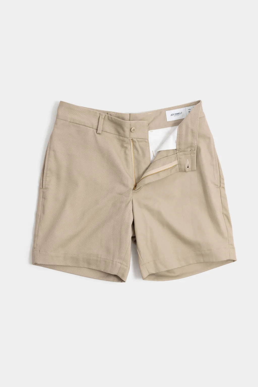Twill Chino Shorts Khaki sold by Jack Donnelly product image thumbnail 5