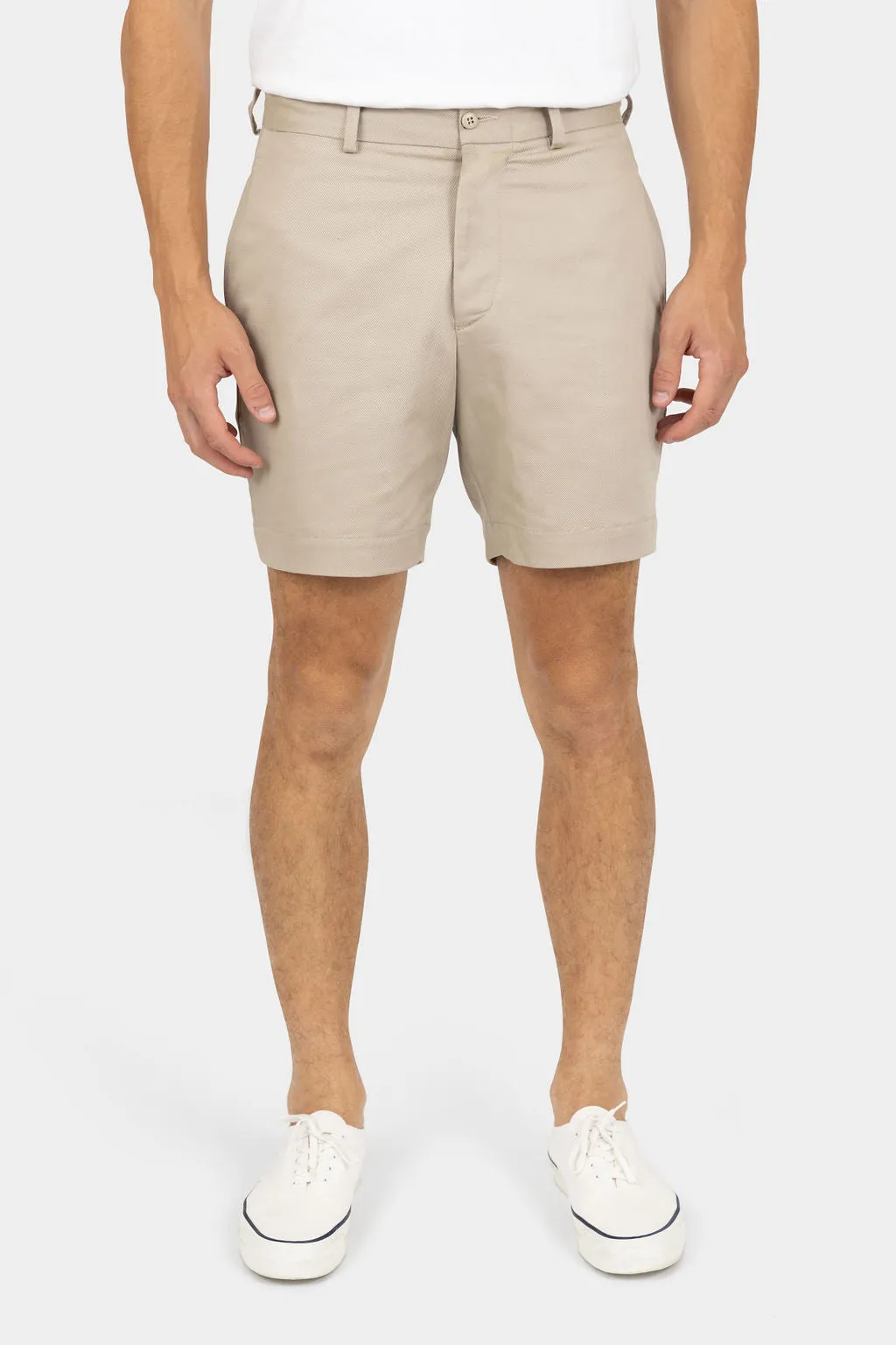 Twill Chino Shorts Khaki sold by Jack Donnelly