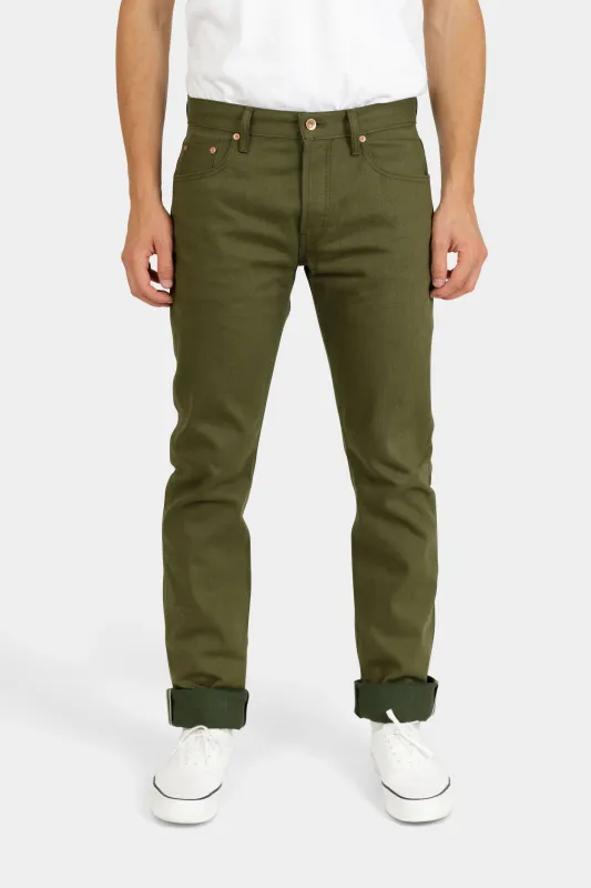 Nihon Menpu Selvedge Denim Green v2 sold by Jack Donnelly