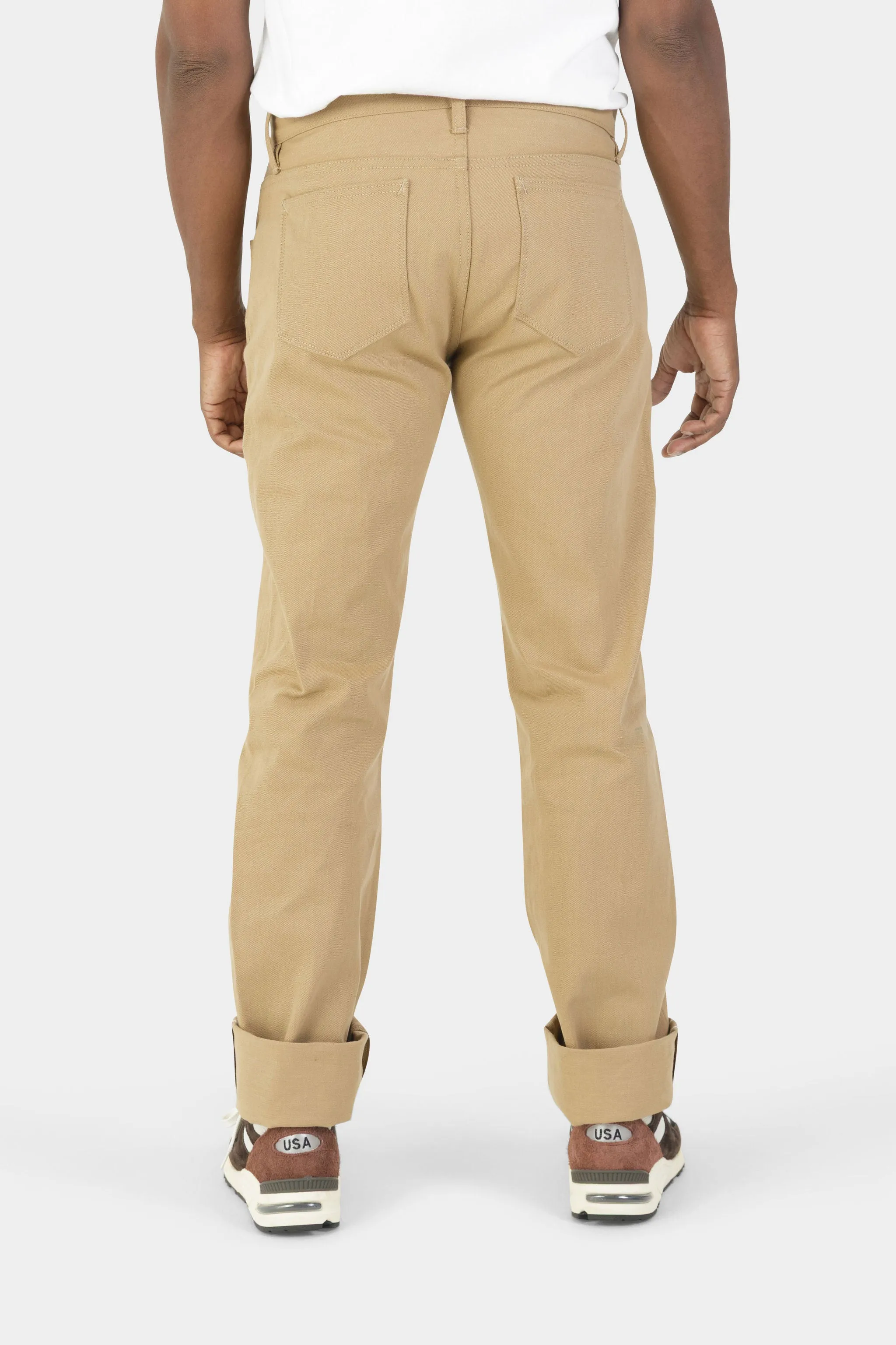 Nihon Menpu Selvedge Denim Khaki v2 sold by Jack Donnelly product image thumbnail 3