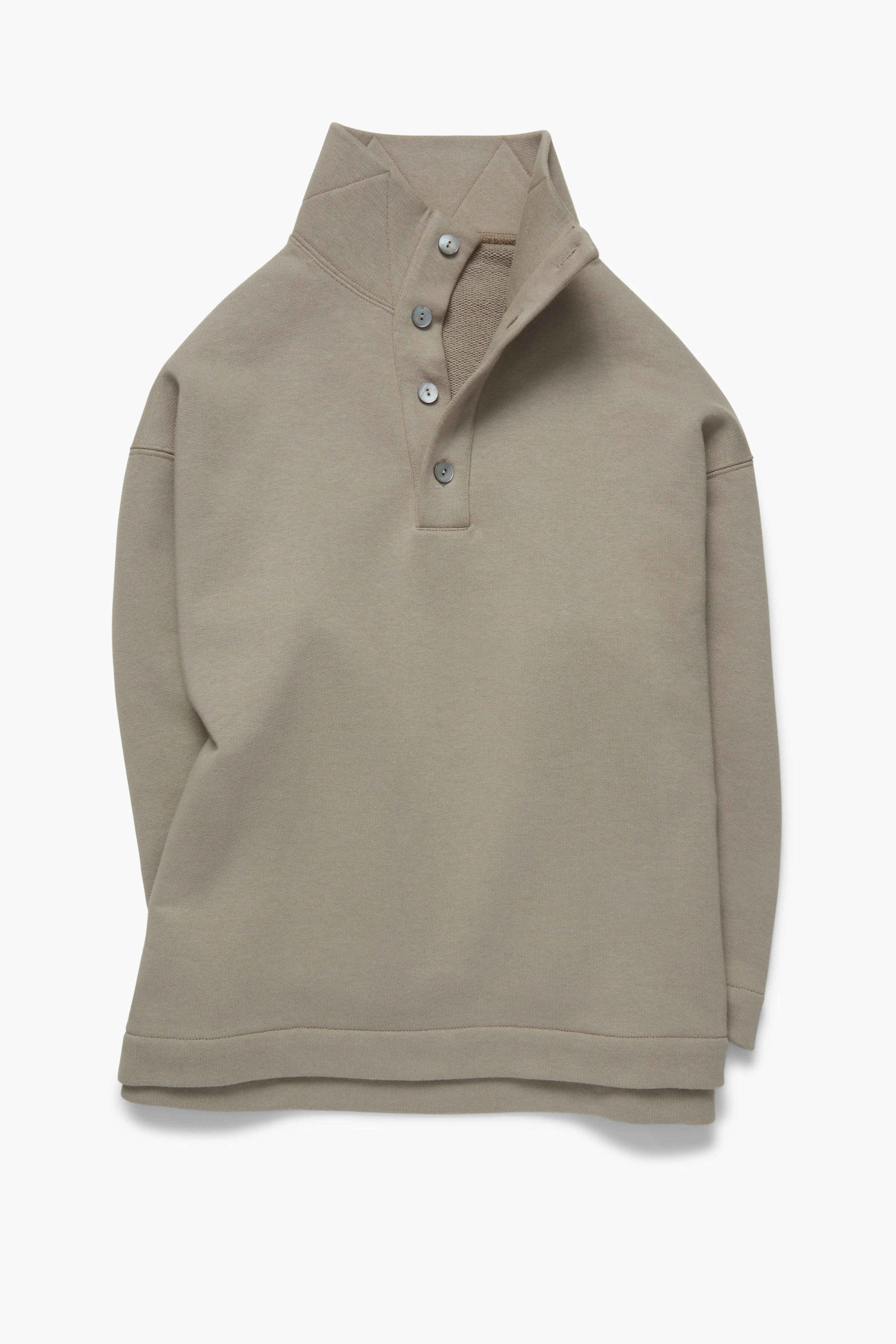 Popover Sweatshirt (Taupe Cotton Terry) sold by Stoffa product image thumbnail 2