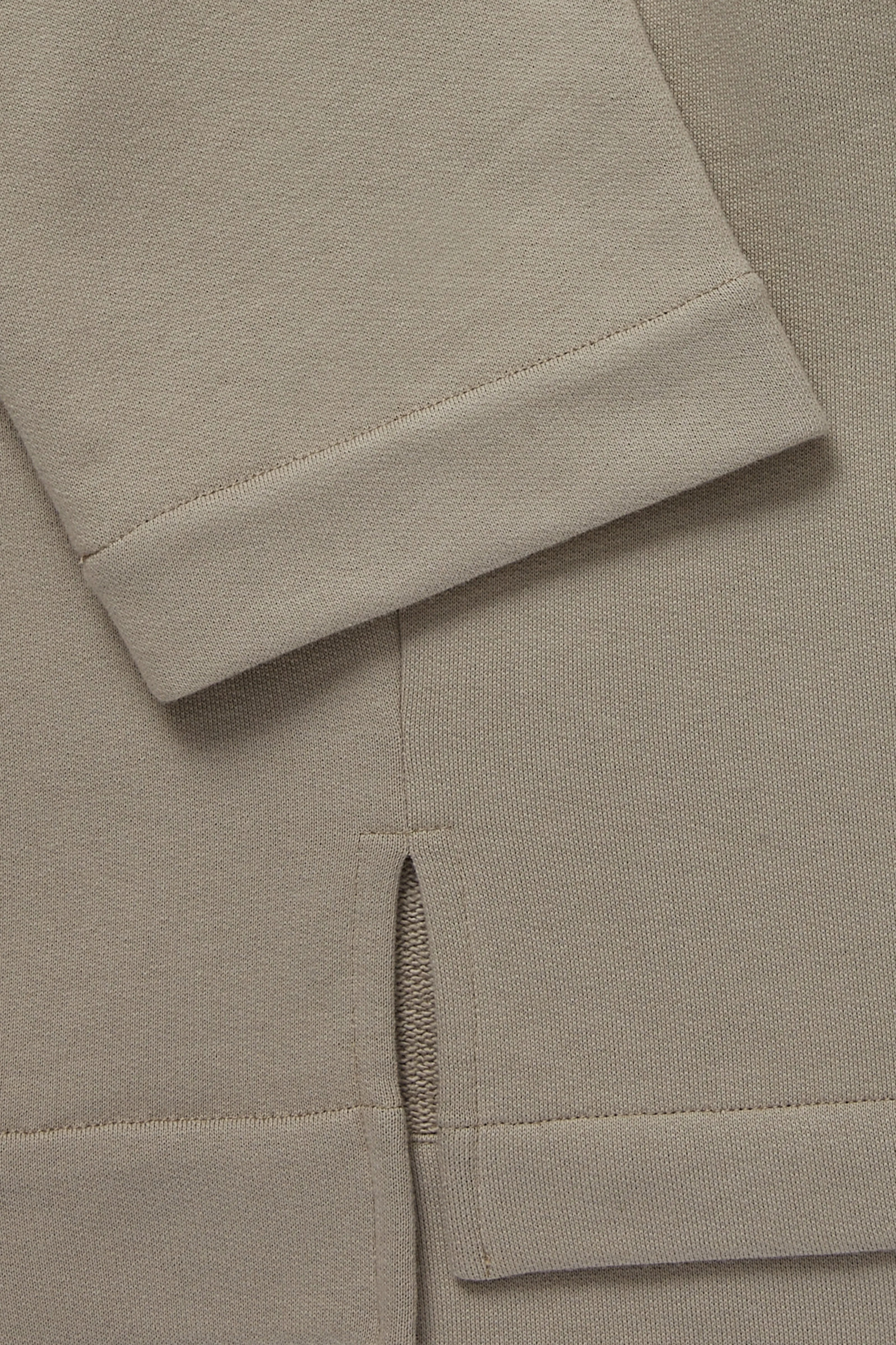 Popover Sweatshirt (Taupe Cotton Terry) sold by Stoffa product image thumbnail 5