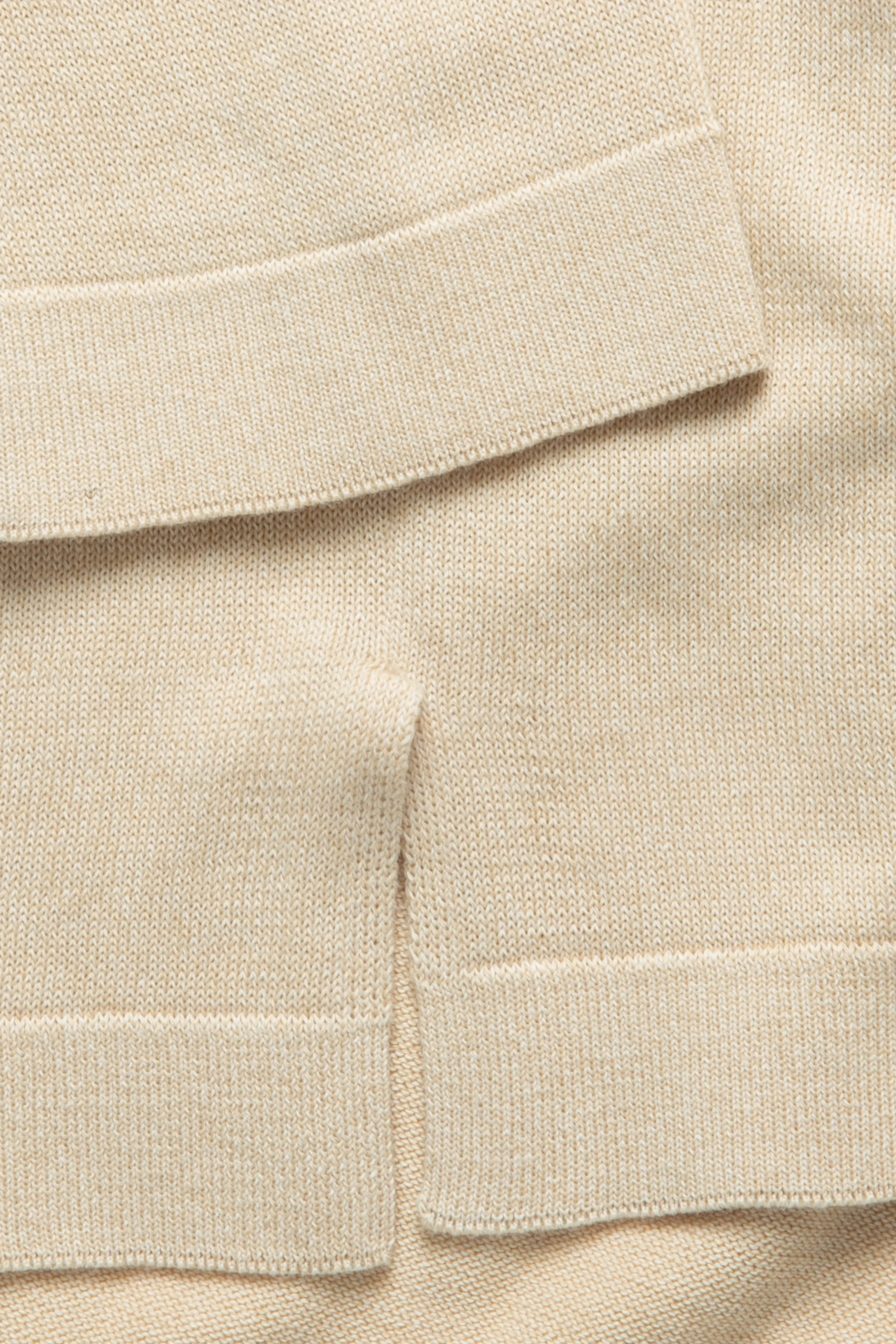 Long Sleeve Knit T-Shirt (Sand Cotton Mouliné) sold by Stoffa product image thumbnail 5