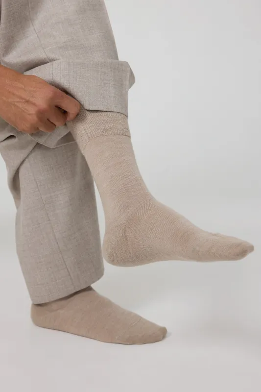 Sock (Oat Wool Silk) made by Stoffa