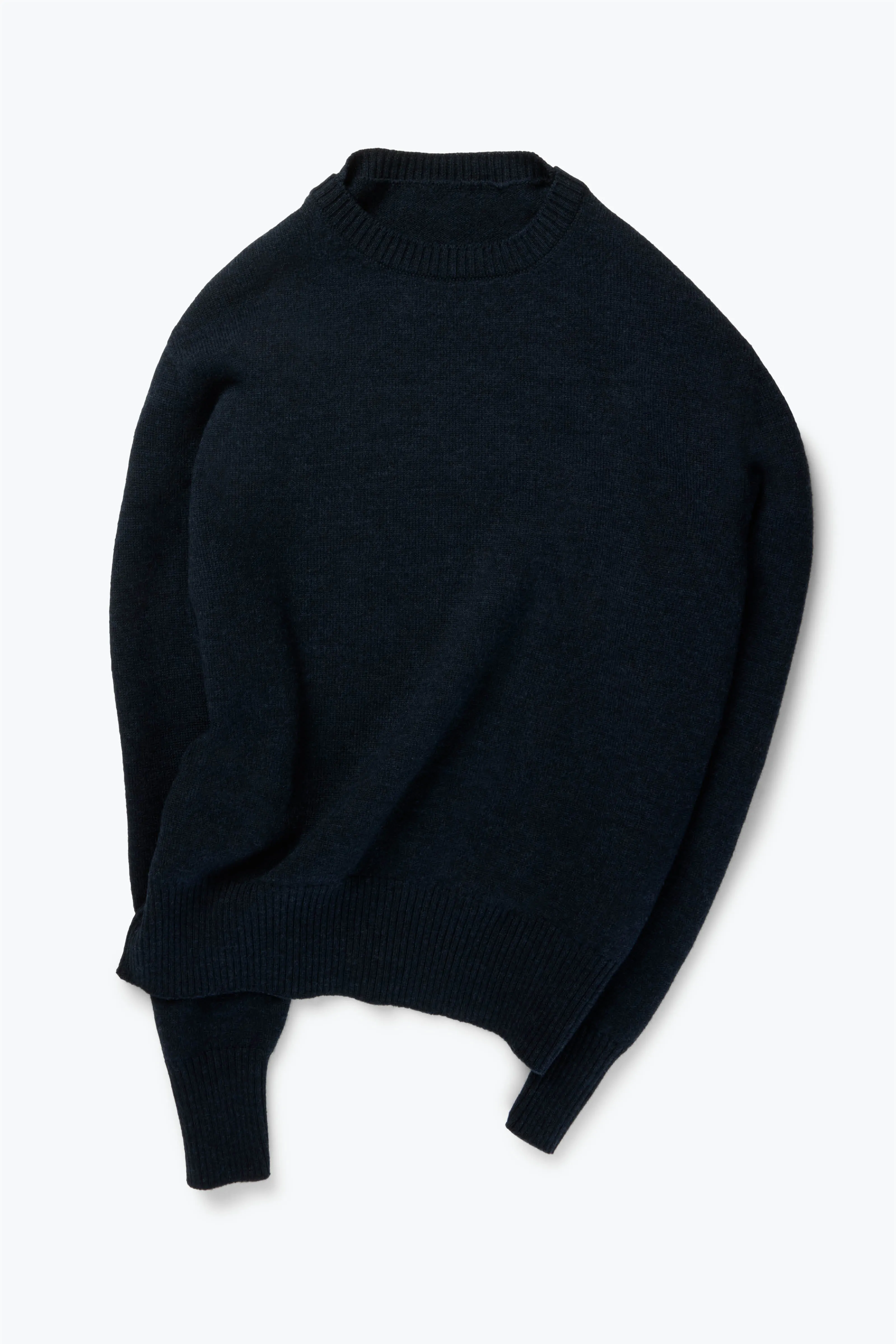 Crewneck (Midnight Naturally Dyed Merino Wool) sold by Stoffa product image thumbnail 2