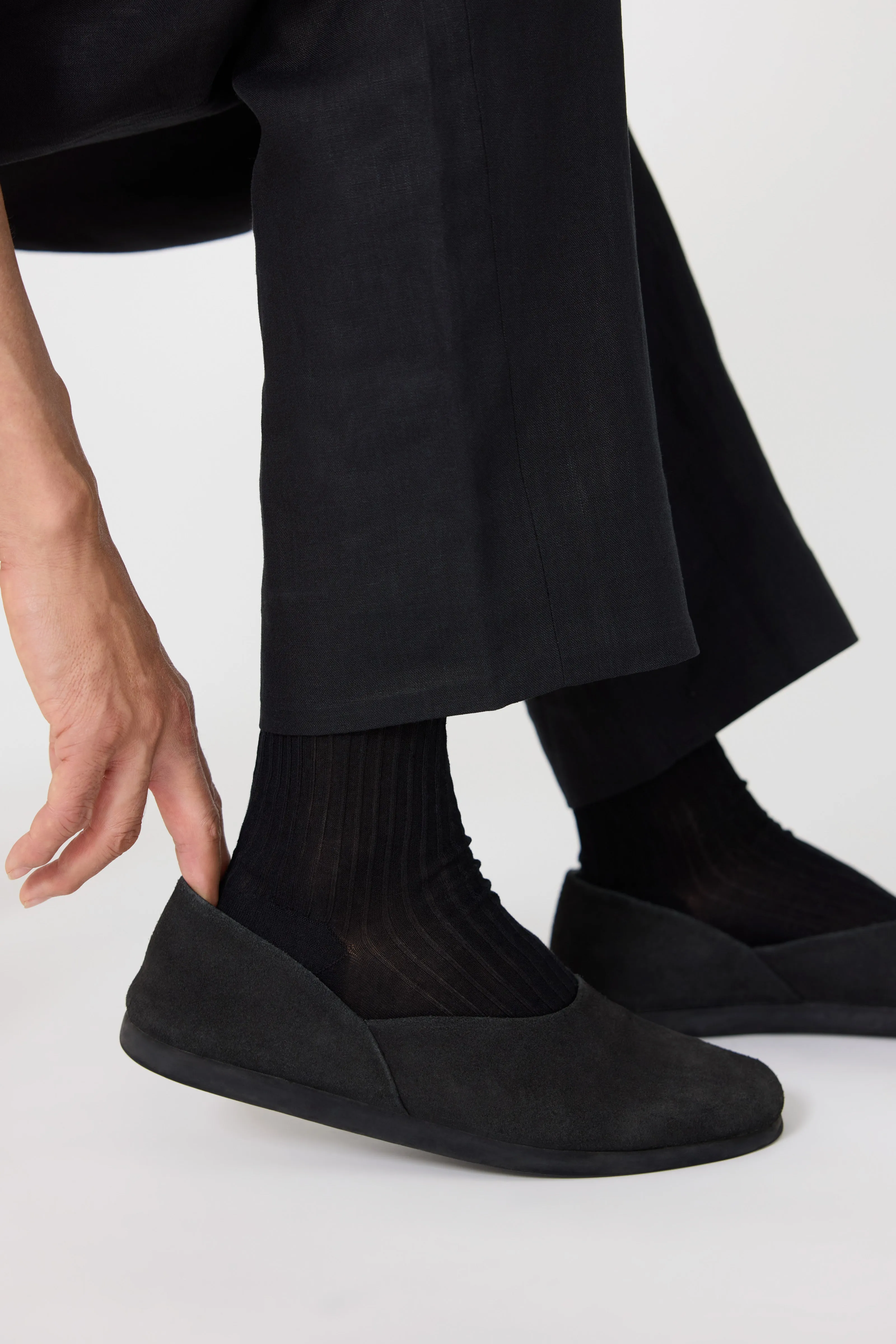 Slipper (Black Suede) sold by Stoffa