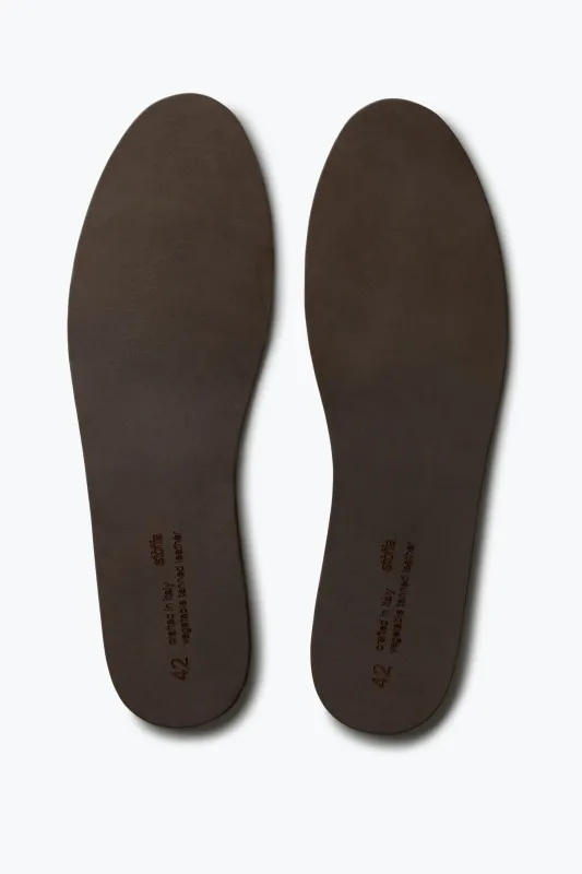 Insole (Taupe Leather) made by Stoffa