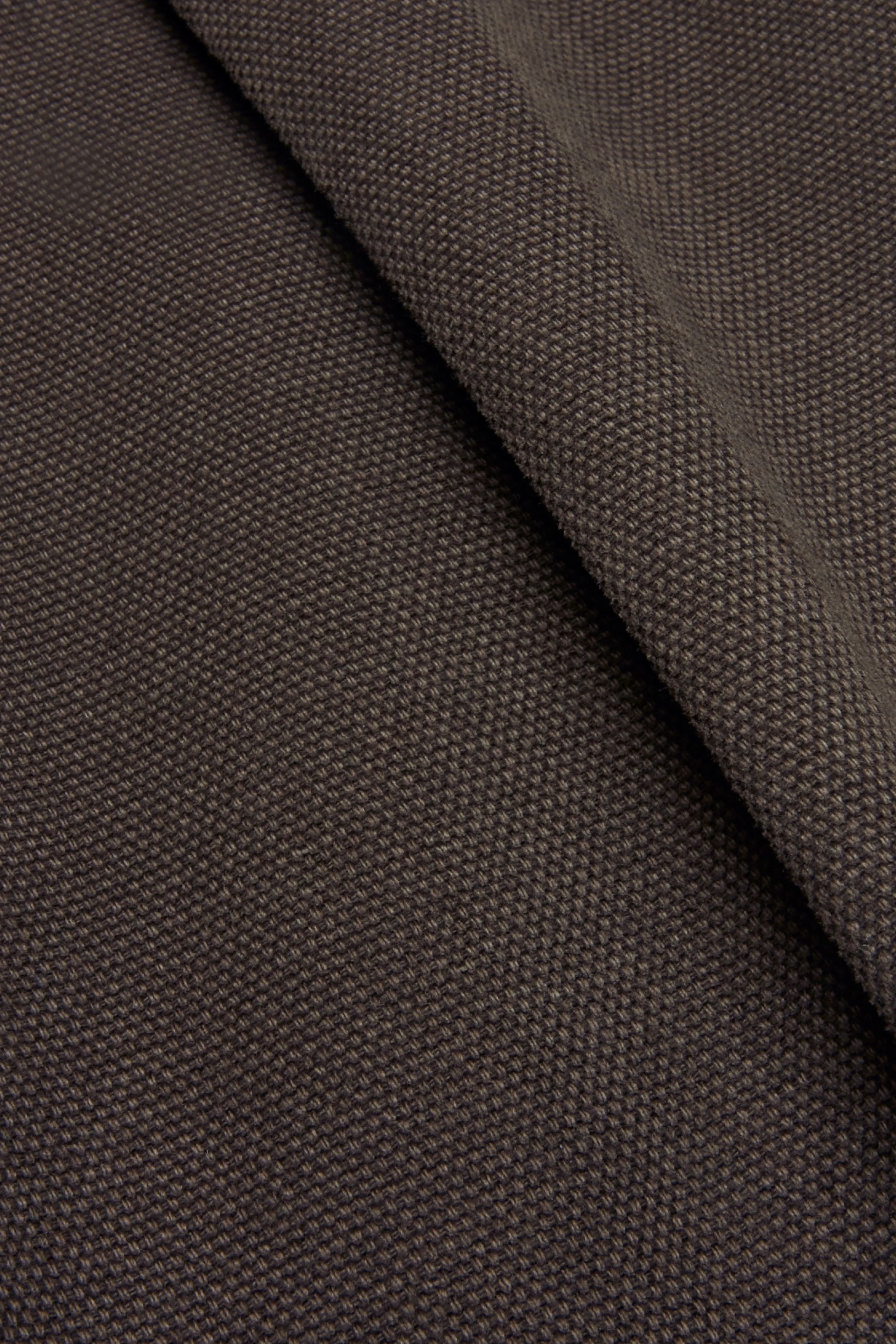 Single Pleat Trouser (Chocolate Basketweave Cotton) sold by Stoffa product image thumbnail 5