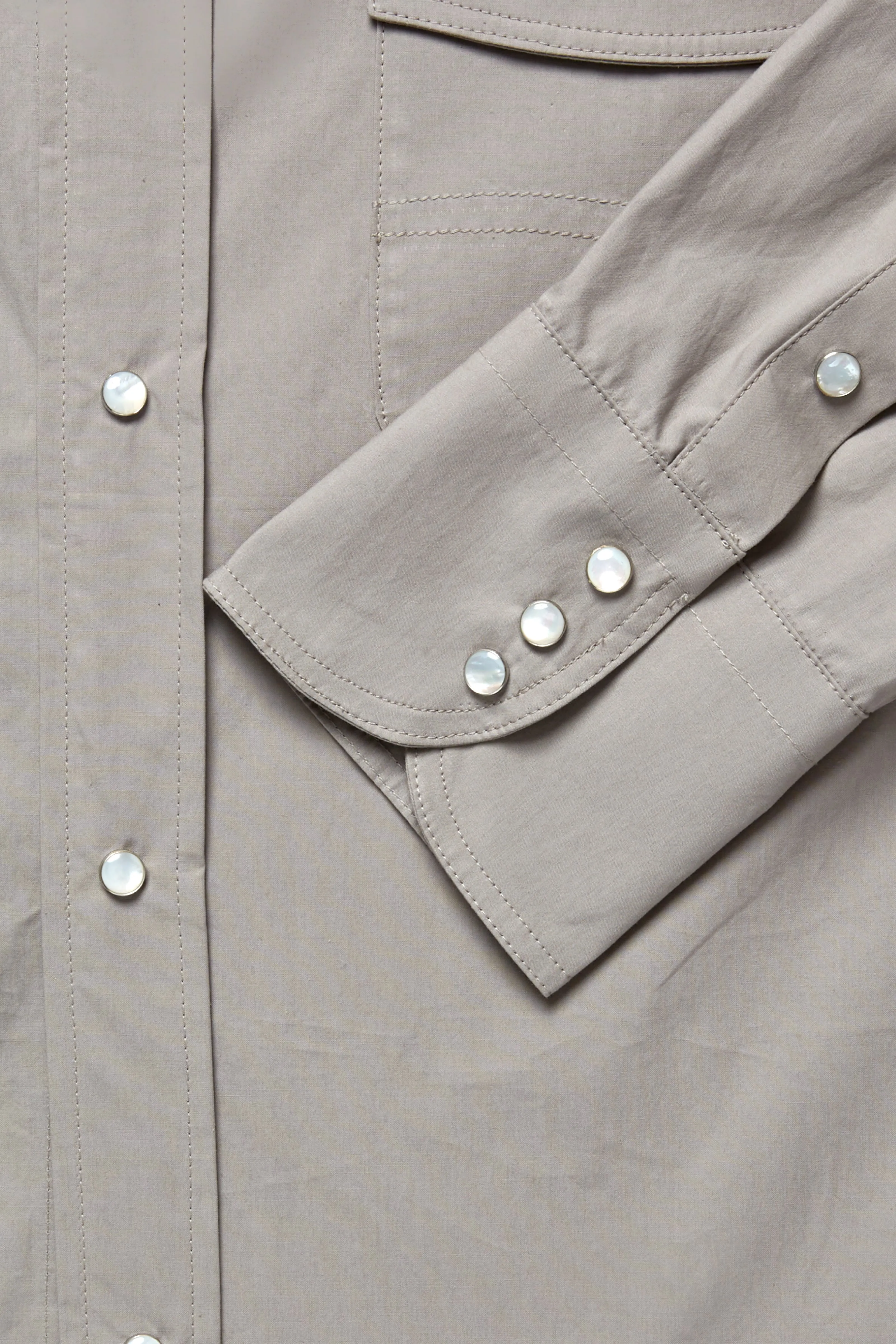 Wave Shirt (Lichen Cotton Poplin) sold by Stoffa product image thumbnail 5