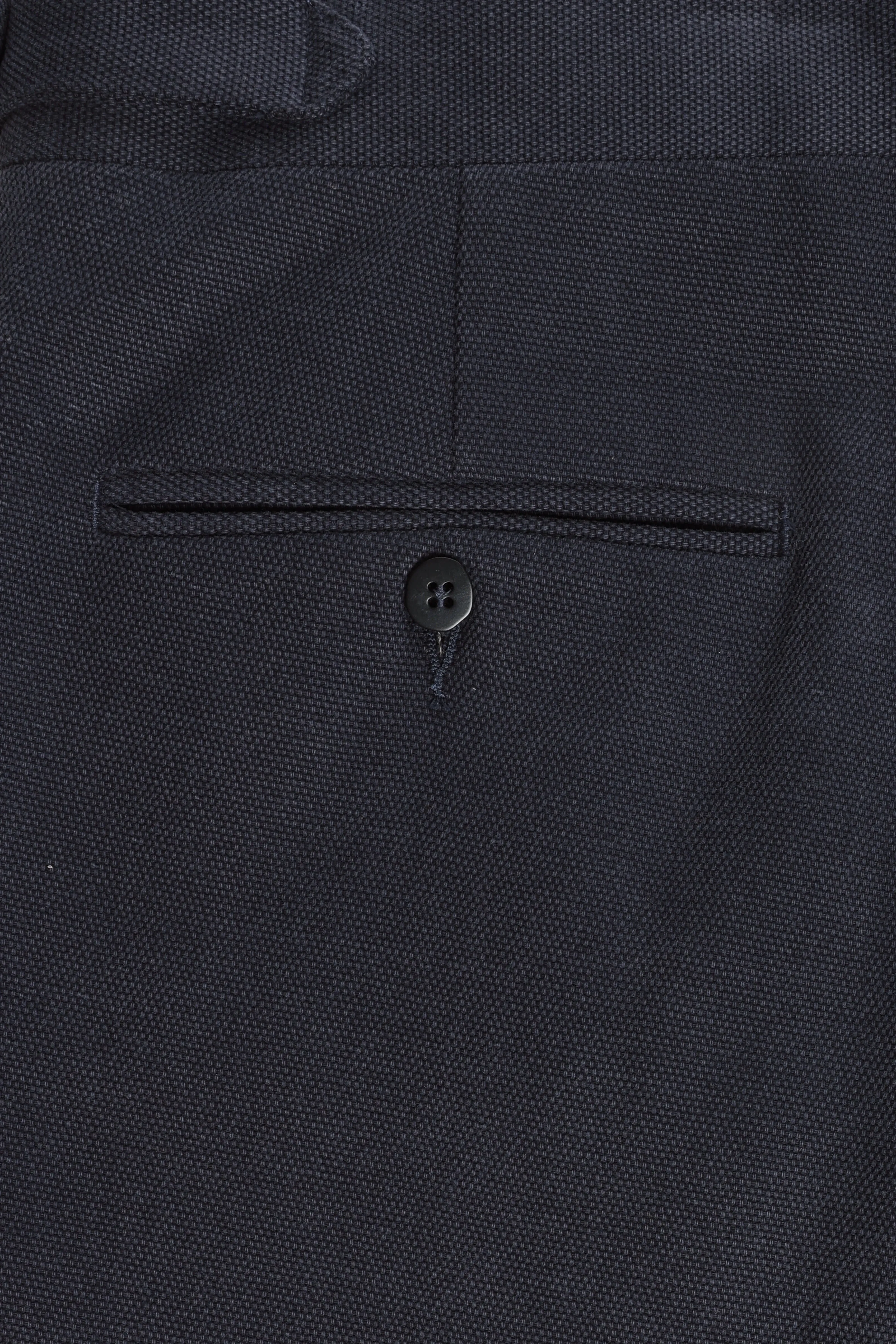 Single Pleat Trouser (Indigo Basketweave Cotton) sold by Stoffa product image thumbnail 5