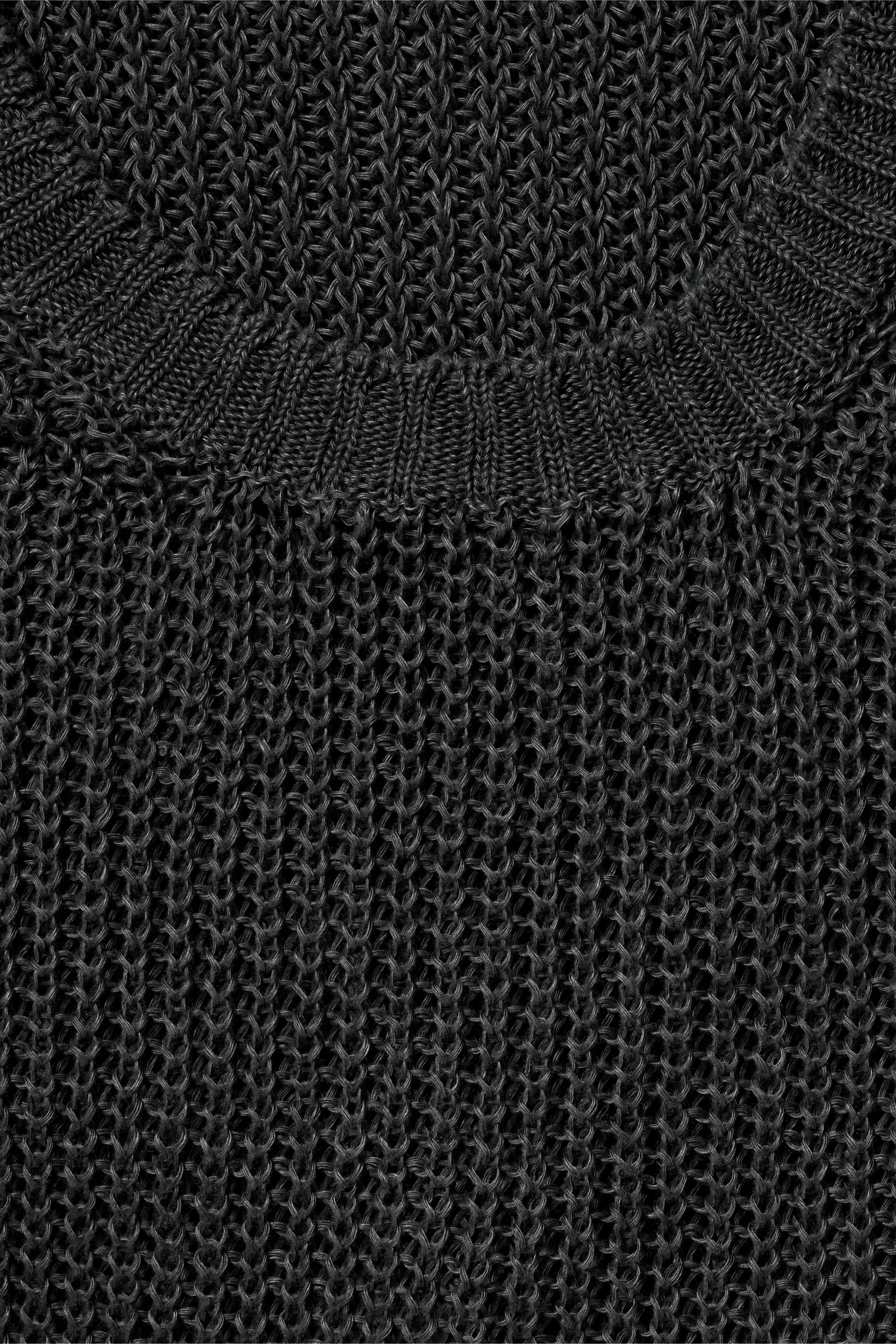 Long Sleeve U-Neck (Anthracite Linen) sold by Stoffa product image thumbnail 5
