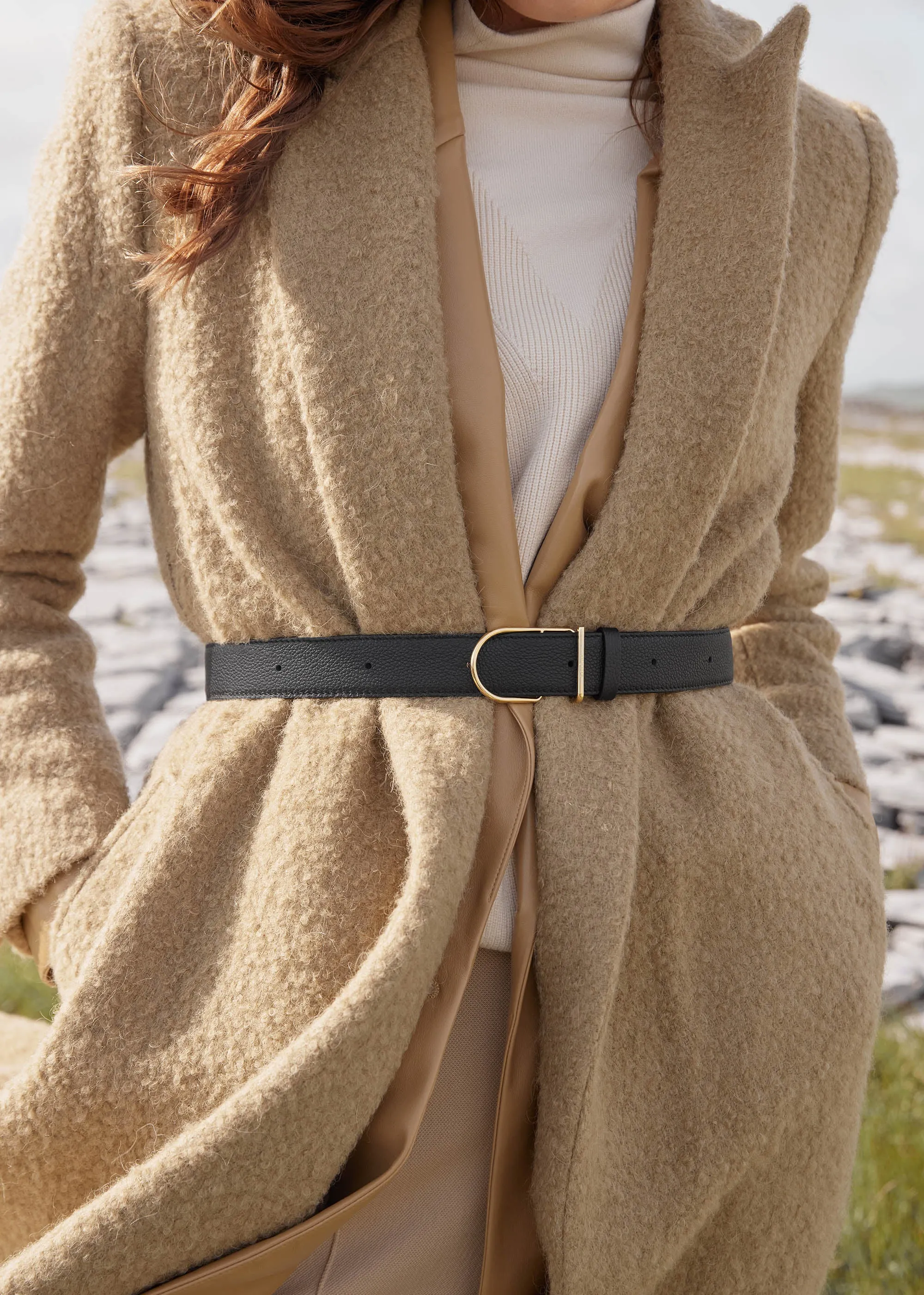 Umi Belt - Textured Black sold by Polène product image thumbnail 3