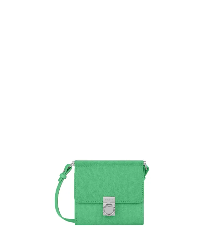 Numéro Sept Crossbody Wallet - Textured Chlorophyll sold by Polene