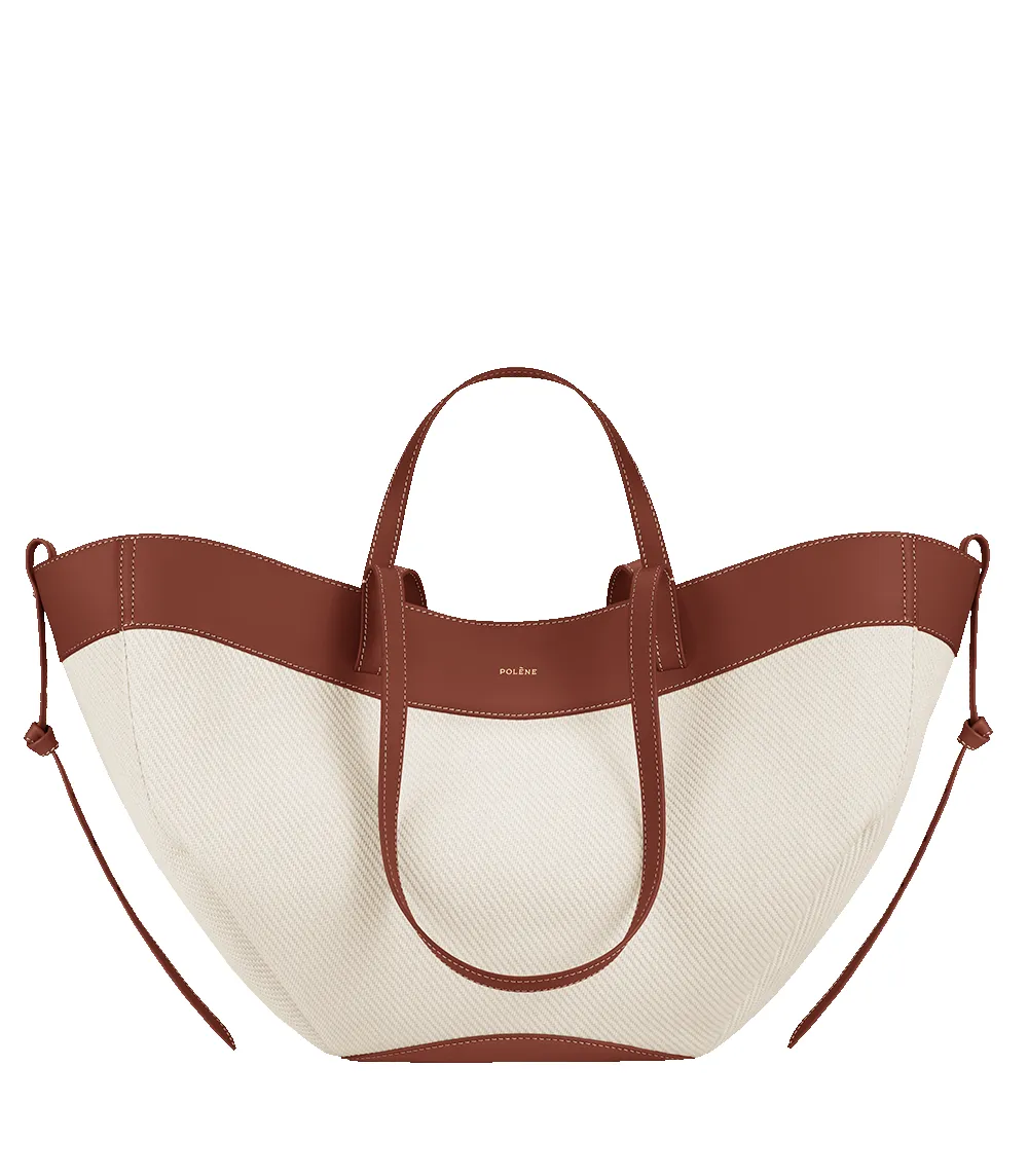 Cyme - Cognac Canvas sold by Polene