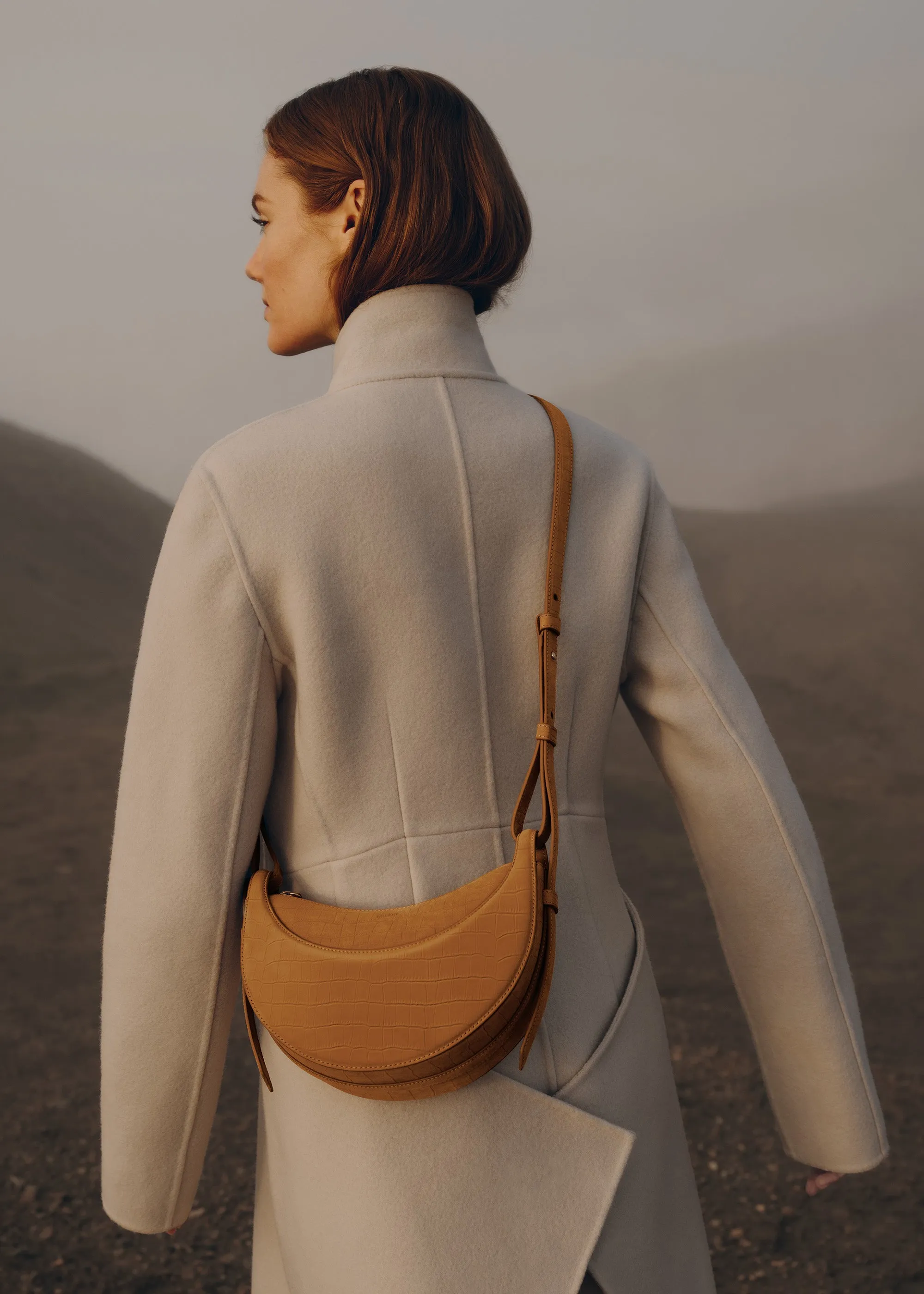 Numéro Dix - Crocodile Nubuck Cinnamon sold by Polène product image thumbnail 5