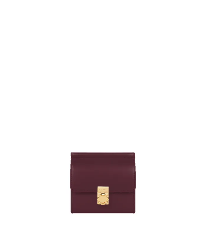 Numéro Sept Wallet - Smooth Burgundy sold by Polene