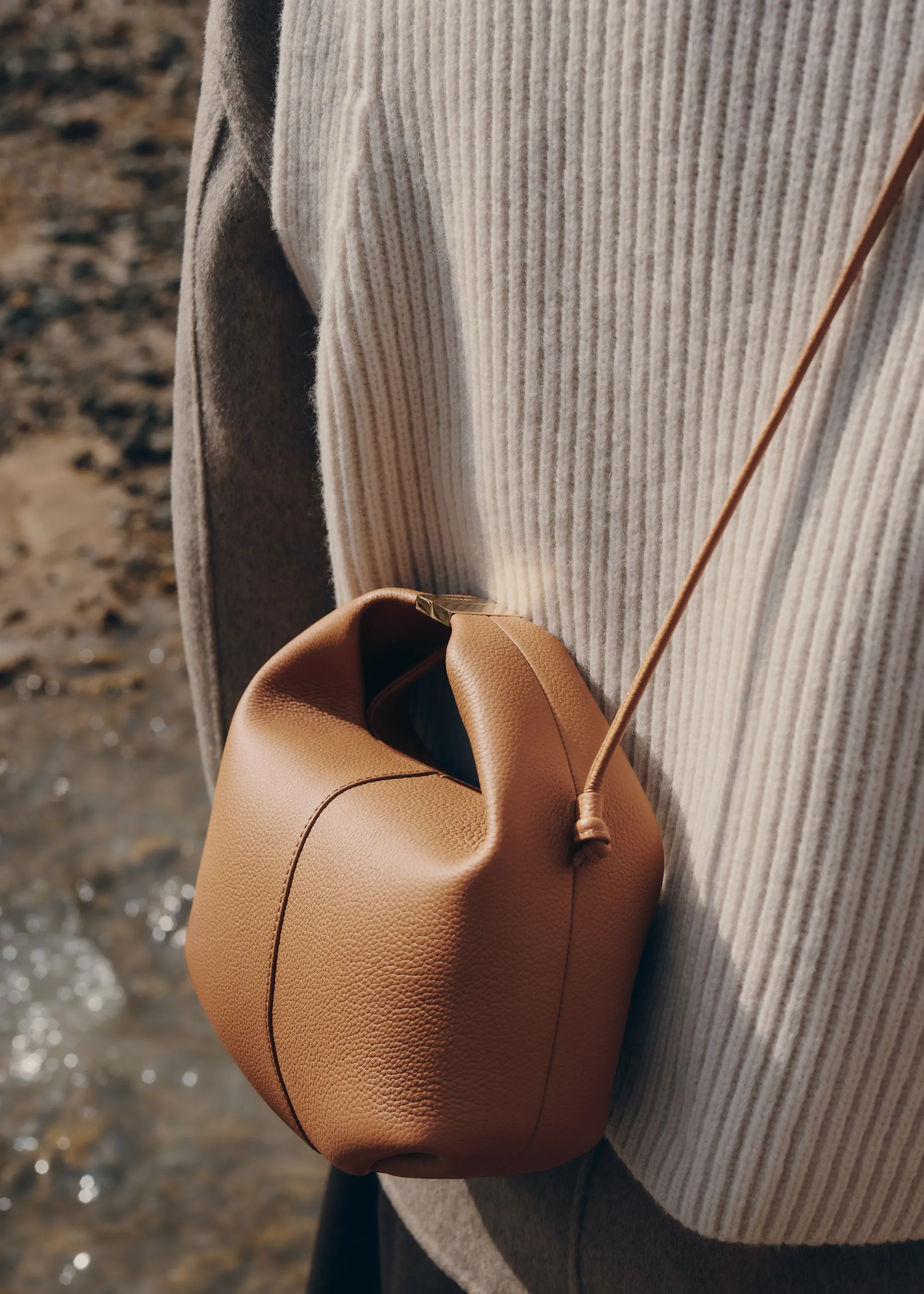 Béri - Textured Camel sold by Polene product image thumbnail 3