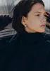 Éole Curled Earrings - 24 carat gold-gilded edition sold by Polene