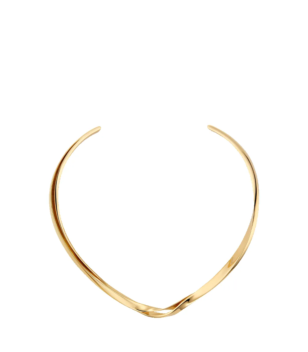 Éole Necklace - 24 carat gold-gilded sold by Polene