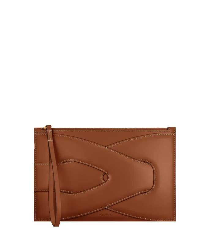Nodde Pouch - Cognac sold by Polene