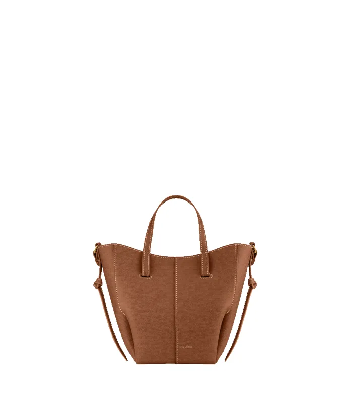Cyme Tote Nano - Textured Camel made by Polene