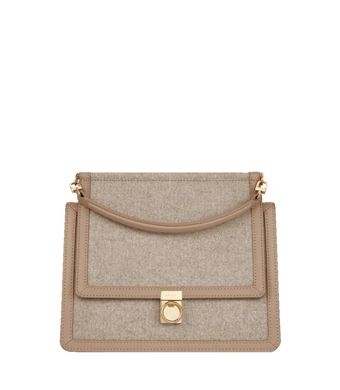 Numéro Sept - Duo Taupe Canvas sold by Polene