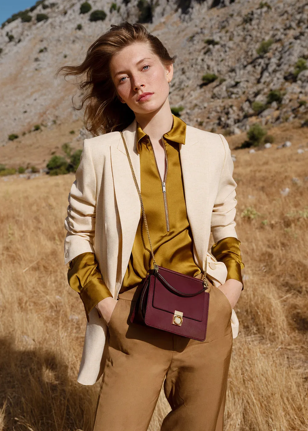 Polene Numéro Sept Mini - Smooth Burgundy | Parallel