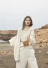 Numéro Sept Crossbody Wallet - Textured Camel sold by Polene