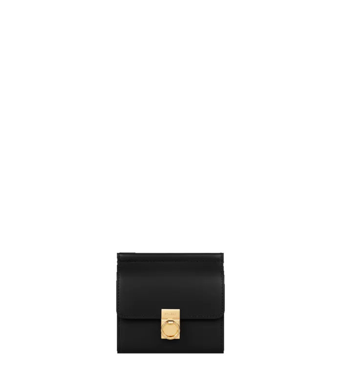 Numéro Sept Wallet - Smooth Black sold by Polene