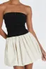 STEVIE BLACK AND STONE MINI DRESS sold by Dissh
