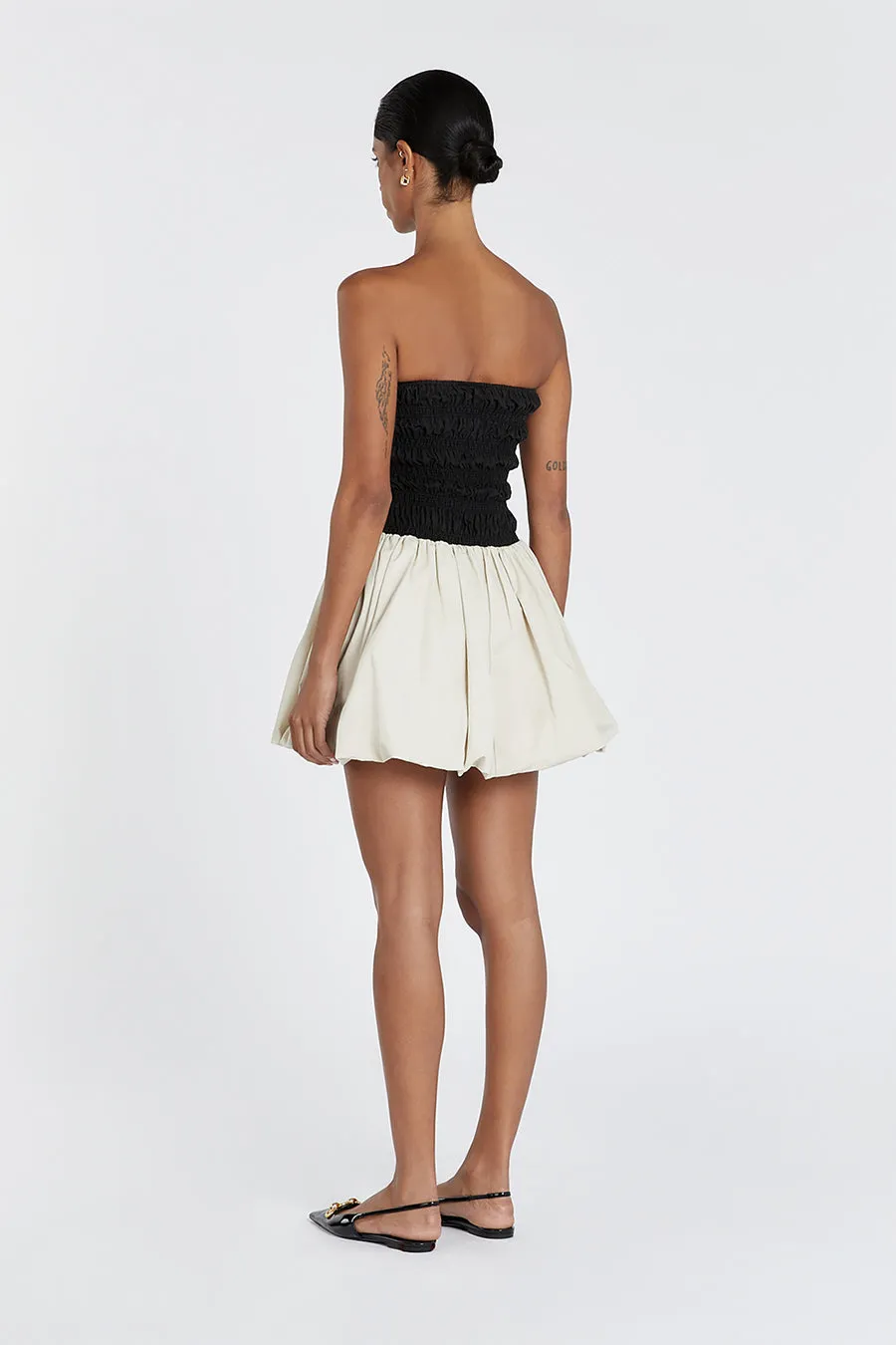 STEVIE BLACK AND STONE MINI DRESS sold by Dissh product image thumbnail 4