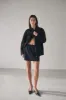 JERI BLACK WOOL BOMBER JACKET sold by Dissh