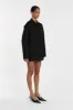 JERI BLACK WOOL BOMBER JACKET sold by Dissh