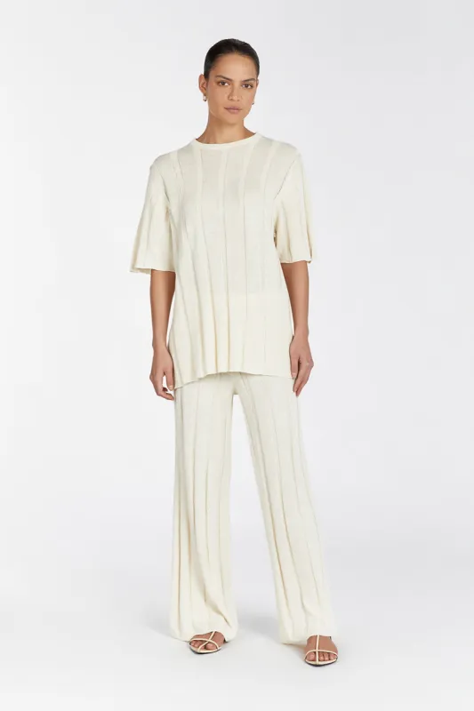 EMERY CREAM PANT made by Dissh