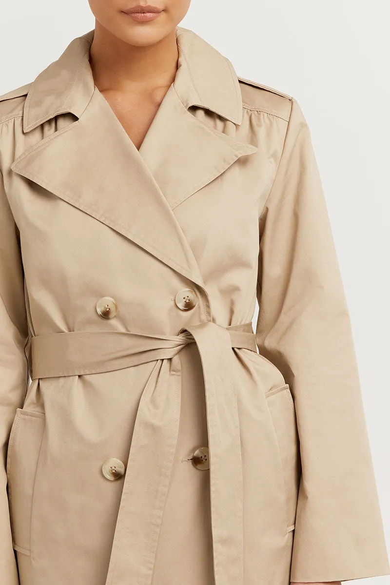 ASPEN STONE COTTON TRENCH COAT sold by Dissh product image thumbnail 5