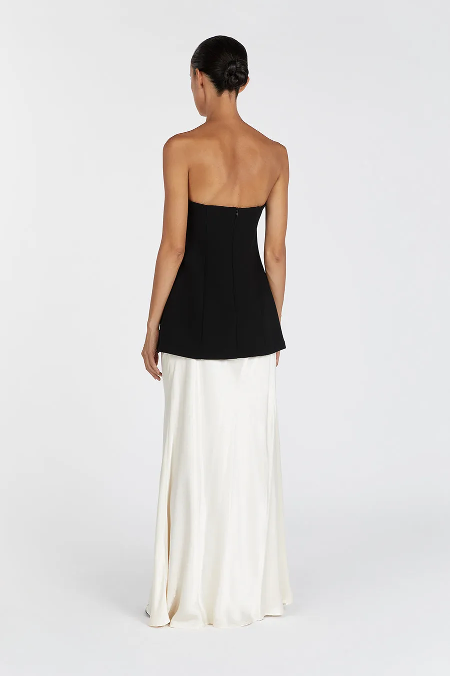 WILLA BLACK STRAPLESS TOP sold by Dissh product image thumbnail 4