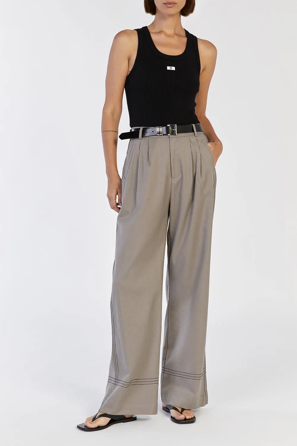 SUKI SMOKE STITCH DETAIL PANT sold by Dissh product image thumbnail 2