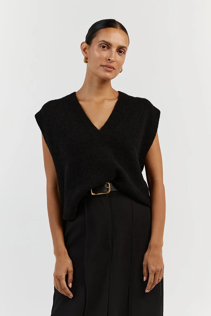 RAF BLACK KNIT VEST sold by Dissh product image thumbnail 2