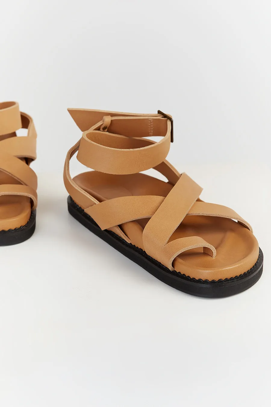 THE BALI TAILOR LENI TAN SANDAL sold by Dissh product image thumbnail 3