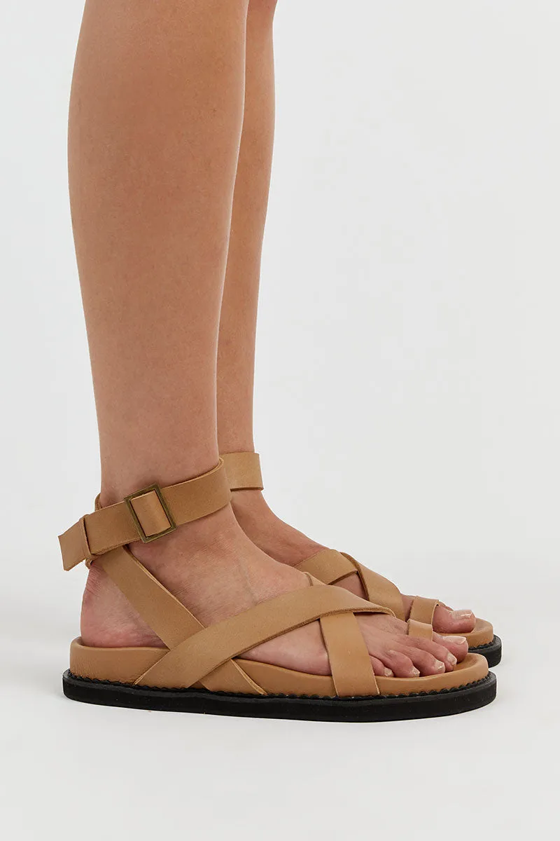 THE BALI TAILOR LENI TAN SANDAL sold by Dissh product image thumbnail 2