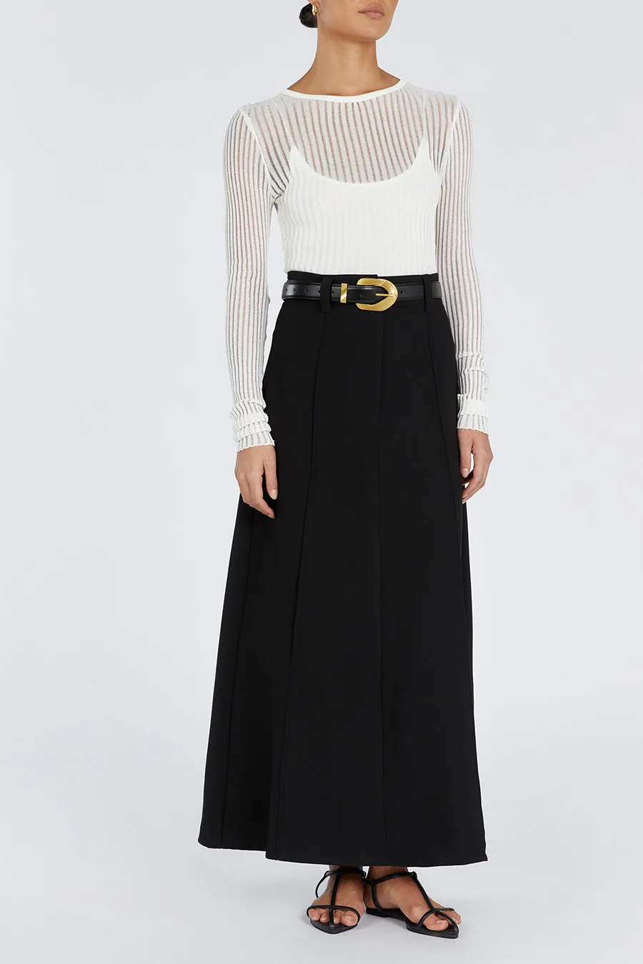 WILLA BLACK MAXI SKIRT sold by Dissh product image thumbnail 2