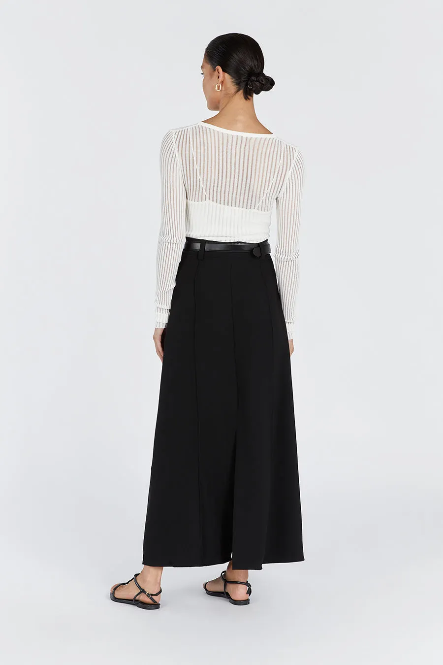 WILLA BLACK MAXI SKIRT sold by Dissh product image thumbnail 4