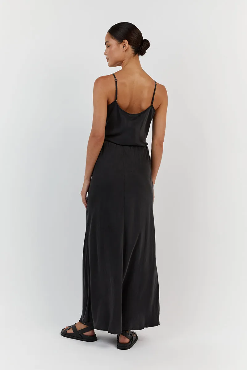 LAYLA BLACK SILK CAMI sold by Dissh product image thumbnail 4